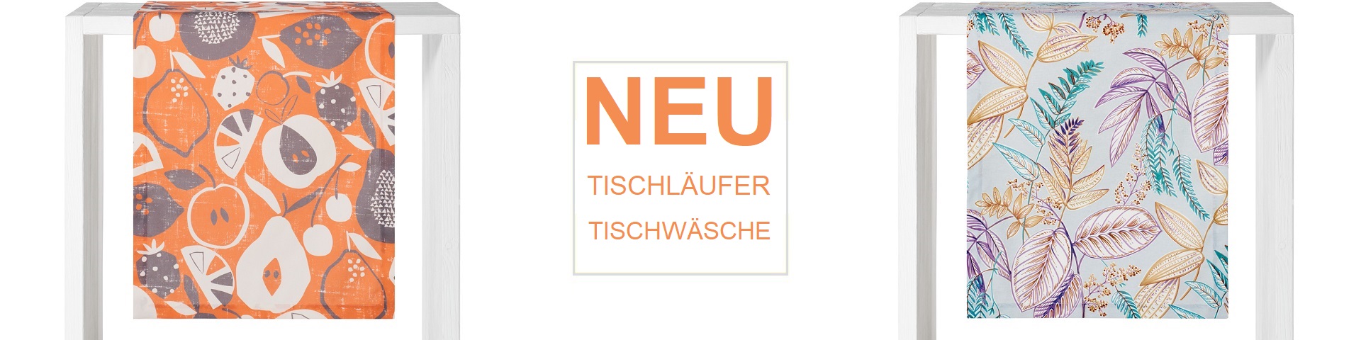 NEU Tischwäsche Tischläufer Kollektion-Fruehjahr Sommer 2023