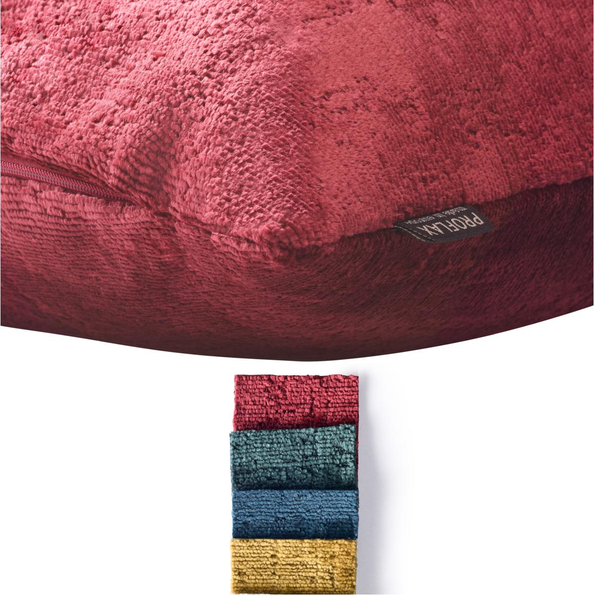 PROFLAX | Kissenhüllen | PURE LINE | 4101 | weiches Chenille | 40x40 | Fb. Uni*divers – Bild 2