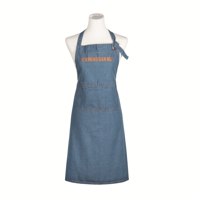 PAD_Kuechenschuerze_ICH_MUSS_GAR_NIX_Denim-Jeansstoff_80x70_O40_orange