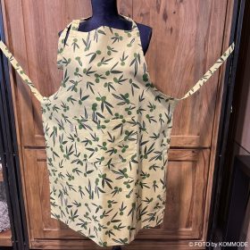 FINESSE_Kuechenschuerze_CHEF_mit_Taschen_Oliven_Fb_gelb_gruen