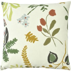 SANDER_Kissen_Huelle_LUBEC_floral_50x50_Blumen_Fb40_gruen