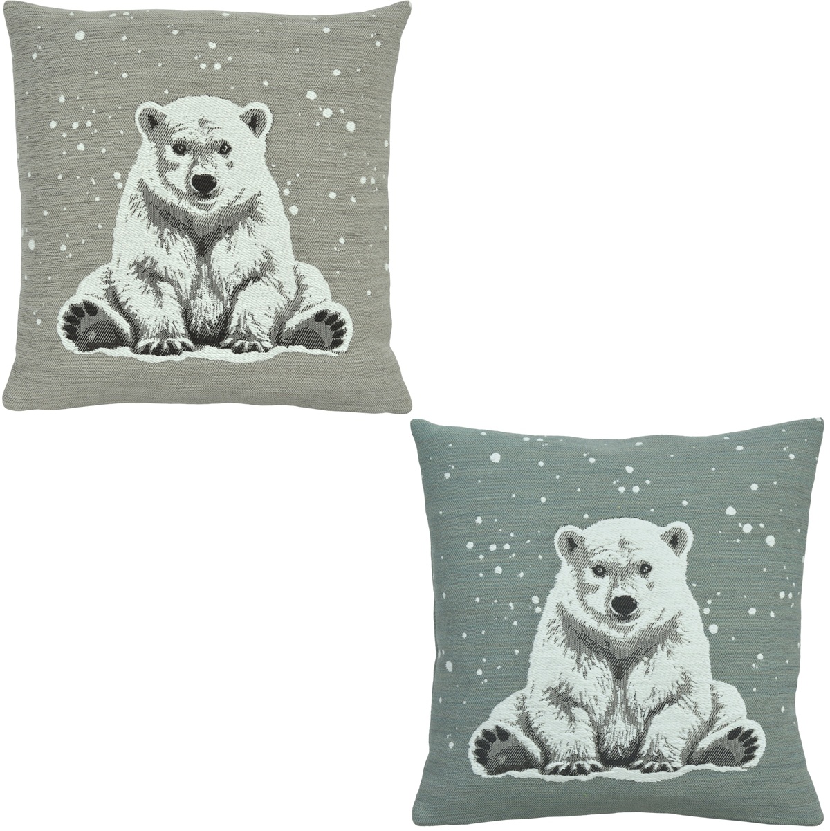 SANDER X-MAS Kissenhülle ARKTOS 45x45 Eisbär
